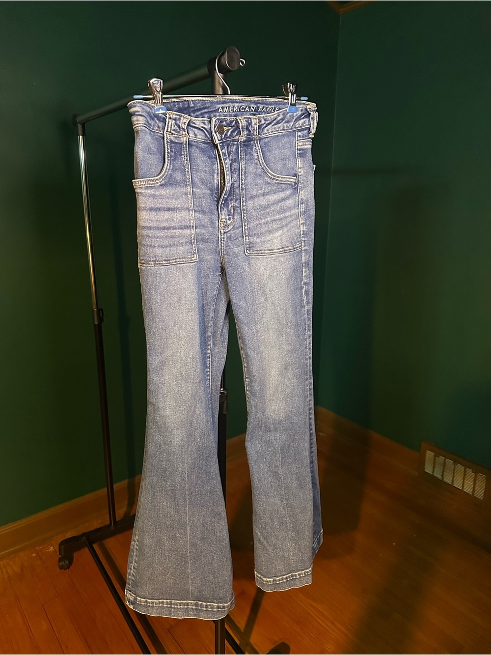 American Eagle Outfitters Light Blue Flare Jeans